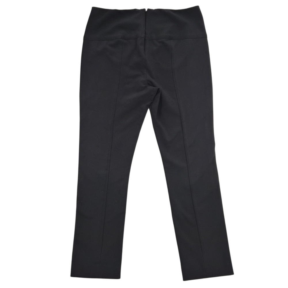 Veronica Beard Black Scuba Knit High Rise Slim Tailored Trousers Pants Womens 12 - Picture 2 of 11
